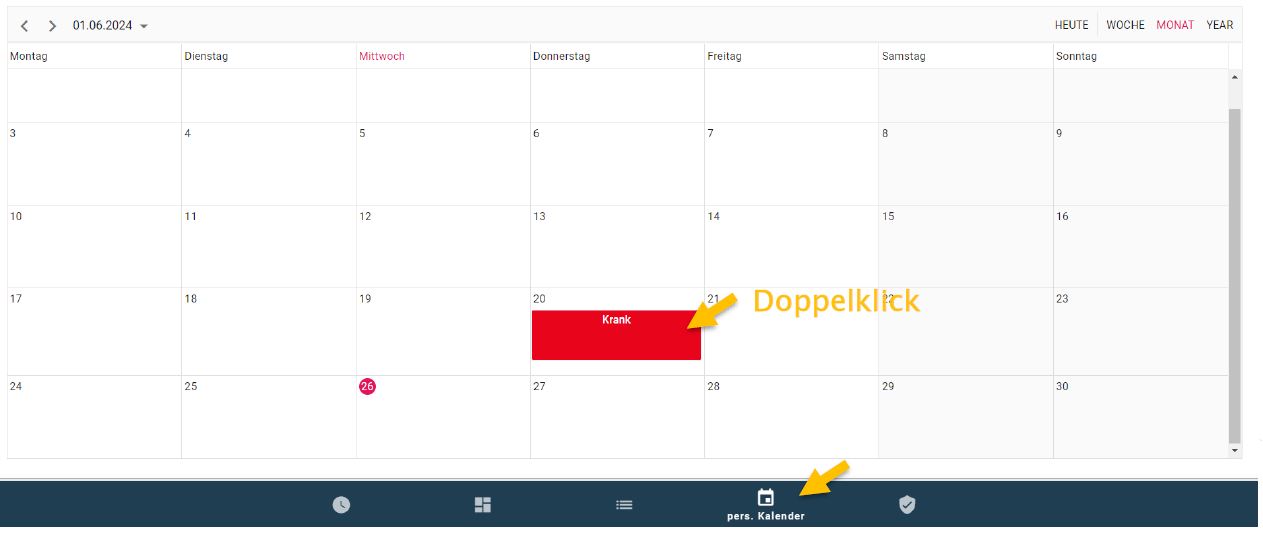 Anleitung Krankenstand unter 3 Tagen 1 - Inconcepts Template